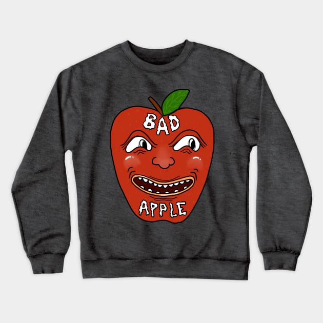 BAD APPLE Crewneck Sweatshirt by Siniestra